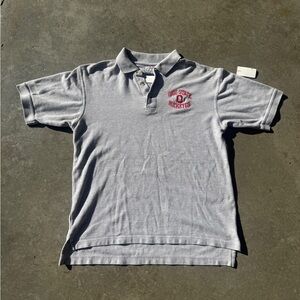 Ohio State Buckeyes grey polo shirt
